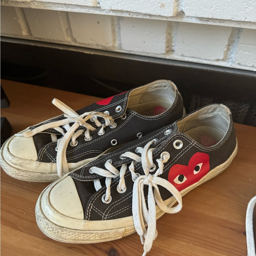 Converse x Comme Des Garcon CDG Chuck Taylor 70 Low Play Black A2 Men's Size 7